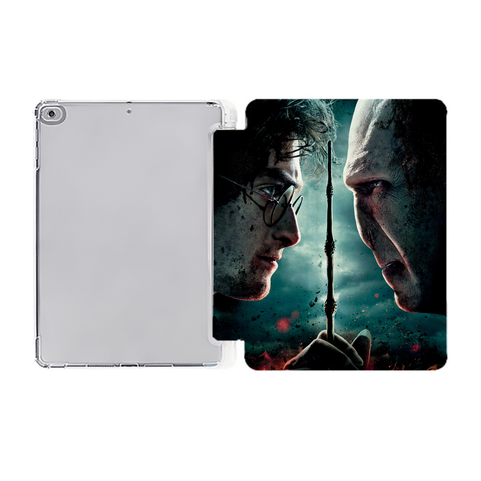（画像用） Harry Potter ハリー・ポッターシリーズ IPad ケース ペン収納付き 三つ折りスタンド PUレザー×シリコン 対応機種9.5/10.5/10.9インチ